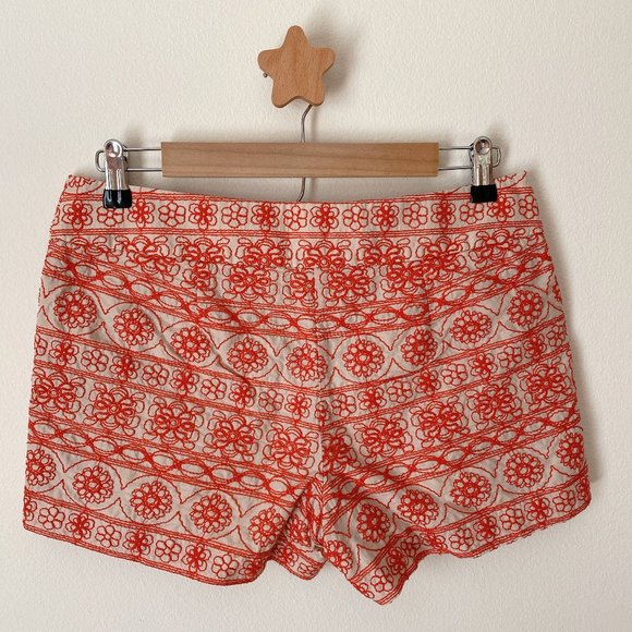 Ann Taylor LOFT Embroidered Cotton Shorts - Picture 2 of 4